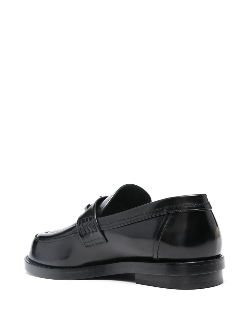 Alexander McQueen logo-plaque Leather Loafers