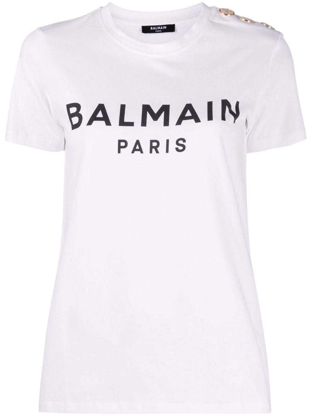 Topwear S Balmain Logo T-Shirt Brand