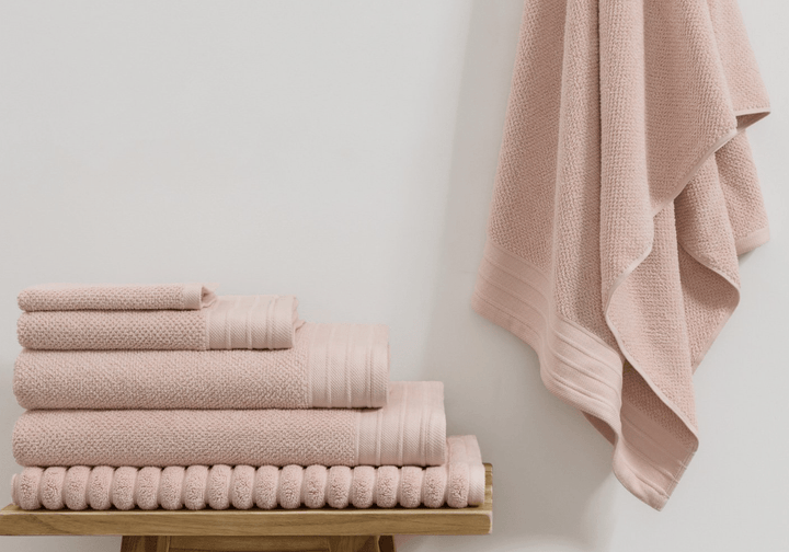 Bemboka Bath Sheets Blush Bemboka Pure Cotton Bath Sheets Jacquard Bemboka Pure Cotton Bath Sheets Jacquard Brand
