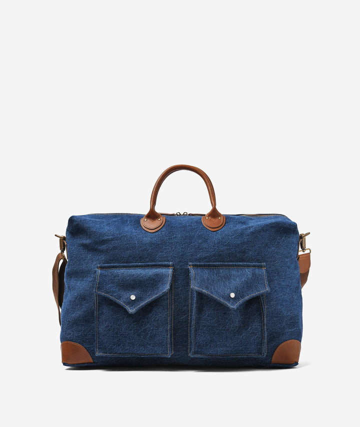 My Style Bags Travel Bags My Style Bags Harvard Safari Blue Ranch Candiani - Duffel Travel Bag My Style Bags Personilised Harvard Duffel Travel Bag - Candiani Denim Brand