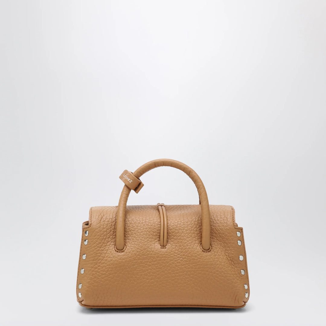 Zanellato - Dotta Baby amaretto grained leather bag