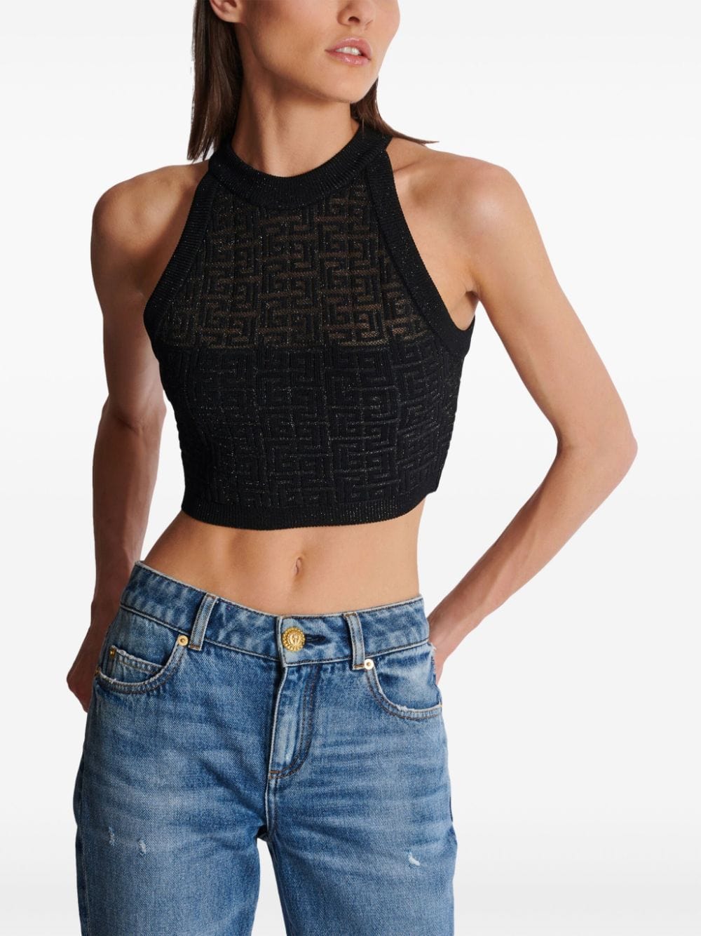 Topwear Balmain Halterneck Top Brand