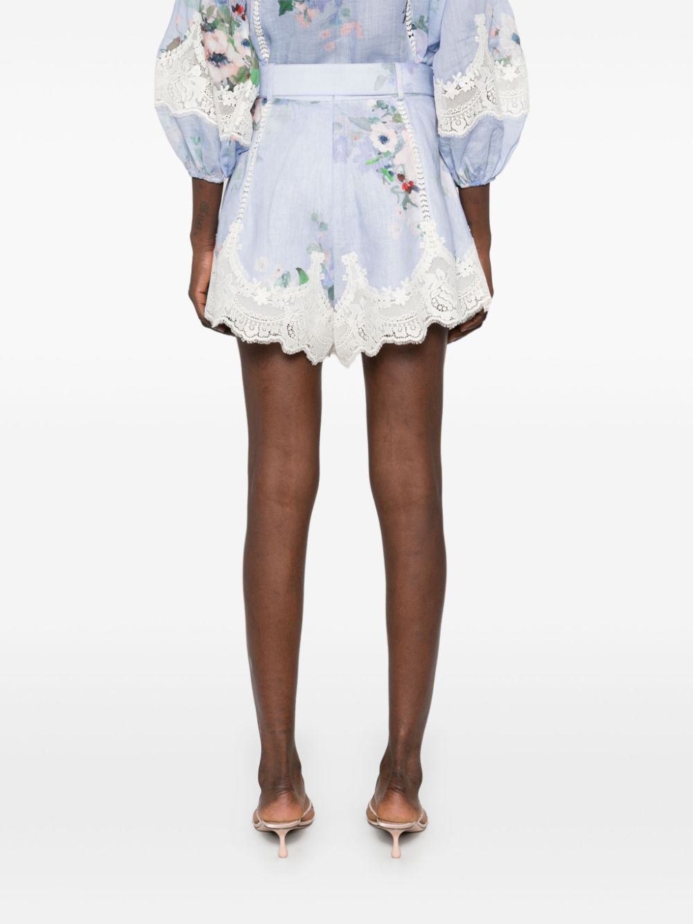 Zimmermann Shorts Clear Blue