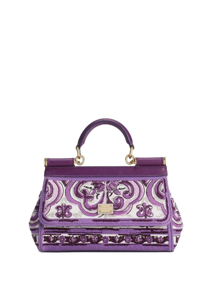 Handbag UNI Dolce & Gabbana Small Sicily handbag with Maiolica embroidery Brand
