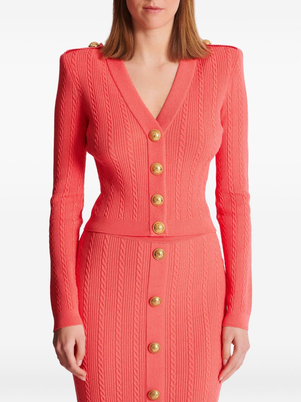 Balmain Sweaters Orange