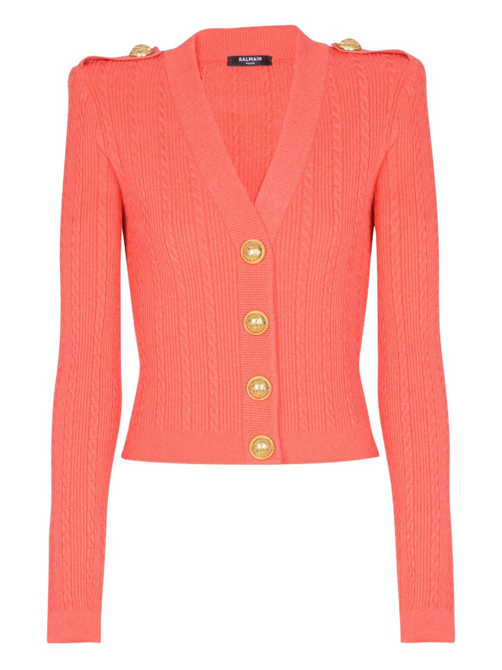 Balmain Sweaters Orange
