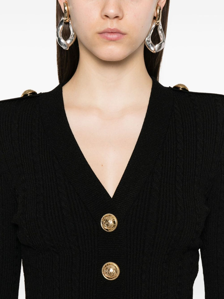 Balmain Sweaters Black