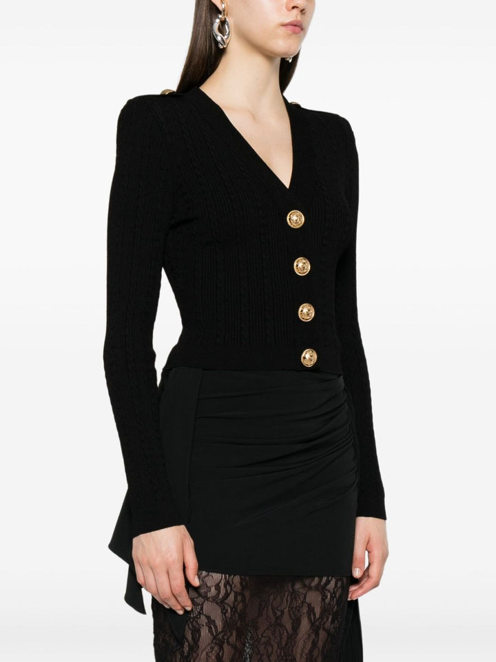 Balmain Sweaters Black