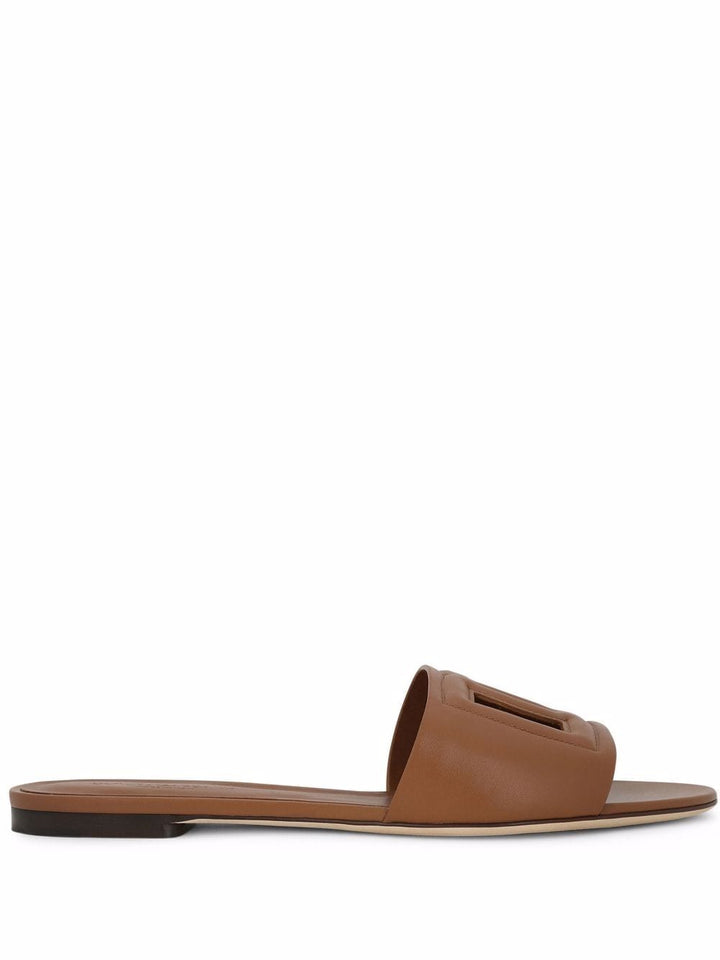 Sandals Dolce & Gabbana Sandals Leather Brown Brand
