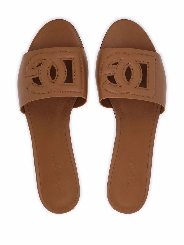 Sandals Dolce & Gabbana Sandals Leather Brown Brand