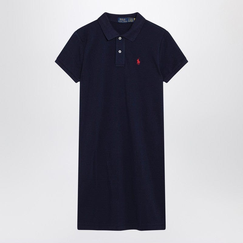 Dresses Polo Ralph Lauren - Mini abito a polo in cotone blu navy - L Brand