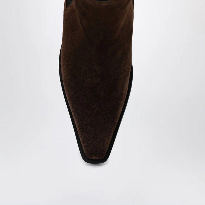A.EMERY - The Leo ankle boots in cognac suede