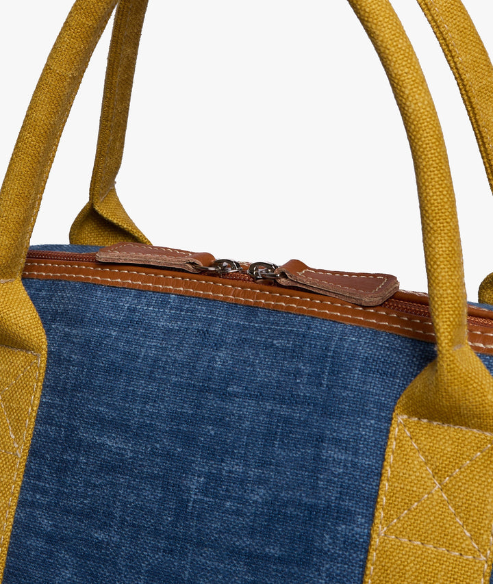 Duffel Bag My Style Bags London Procida Travel Duffle Bag in Denim/Ochre Brand