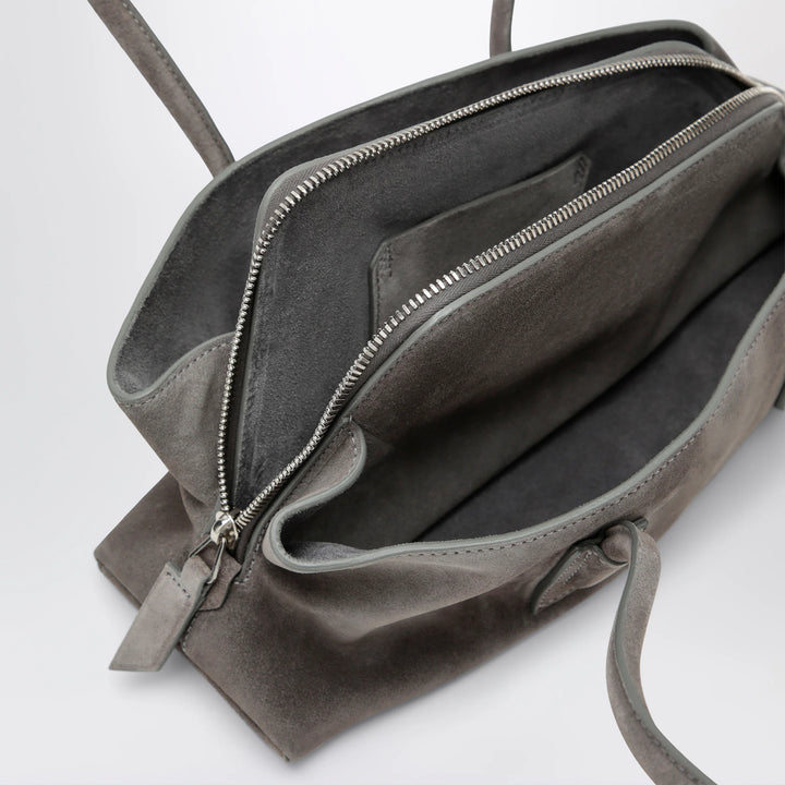 The Attico - La Passeggiata Small bag in grey suede