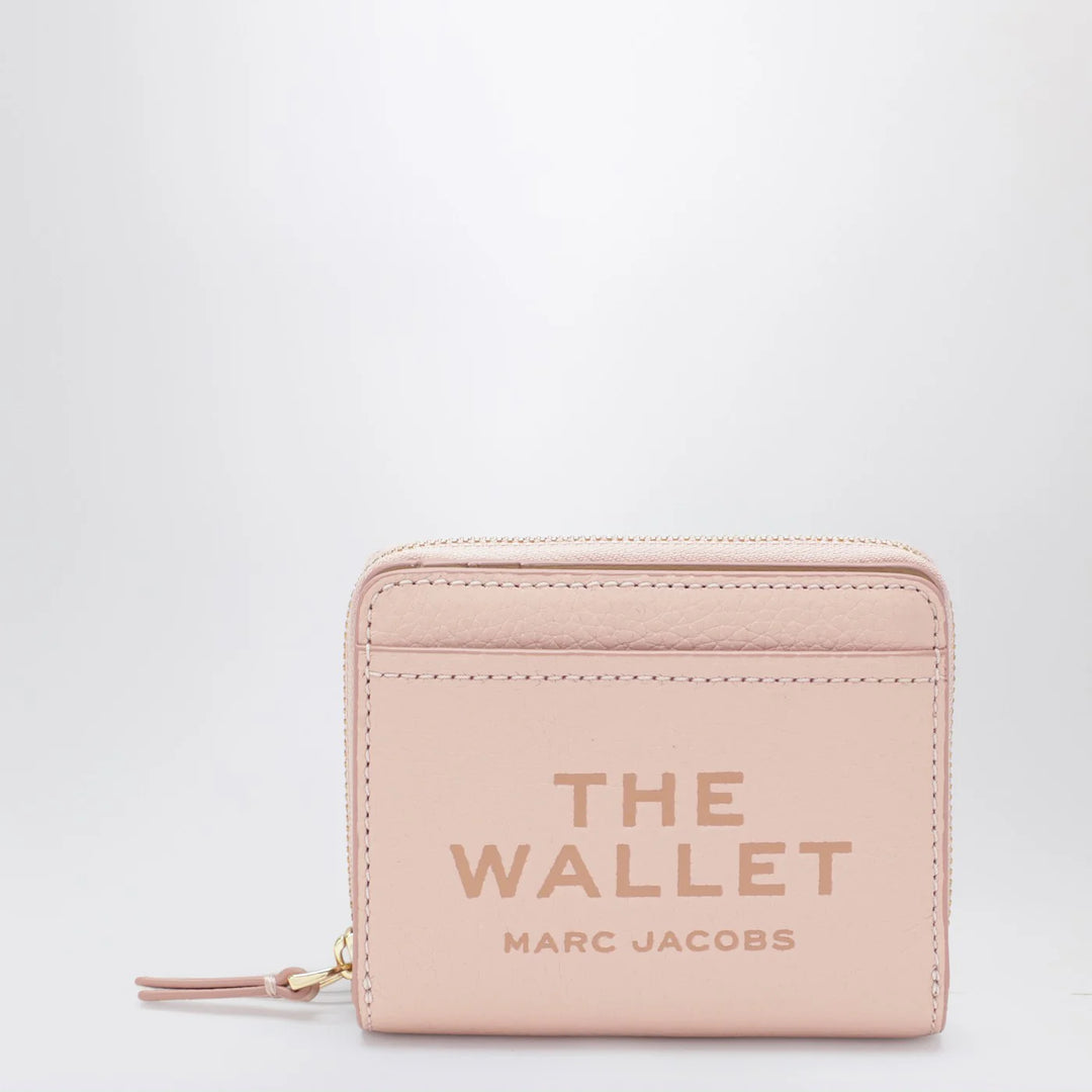 Marc Jacobs - Mini pink full-grain leather wallet