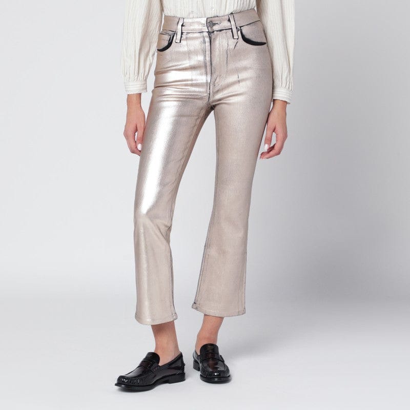 Pants Frame - Champagne The Reboot cropped trousers - 26 Brand