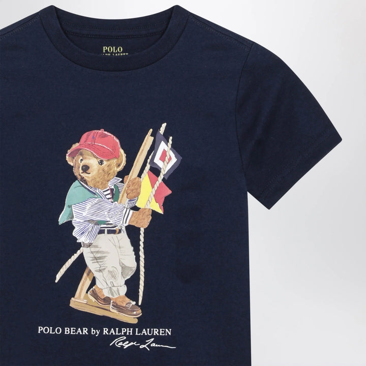 Polo Ralph Lauren - Navy blue Polo Bear cotton T-shirt