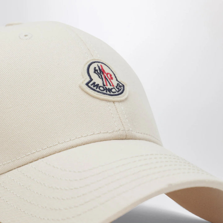 Moncler - Beige baseball cap with logo