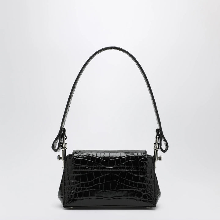 Vivienne Westwood - Black Hazel bag in croc-effect patent leather