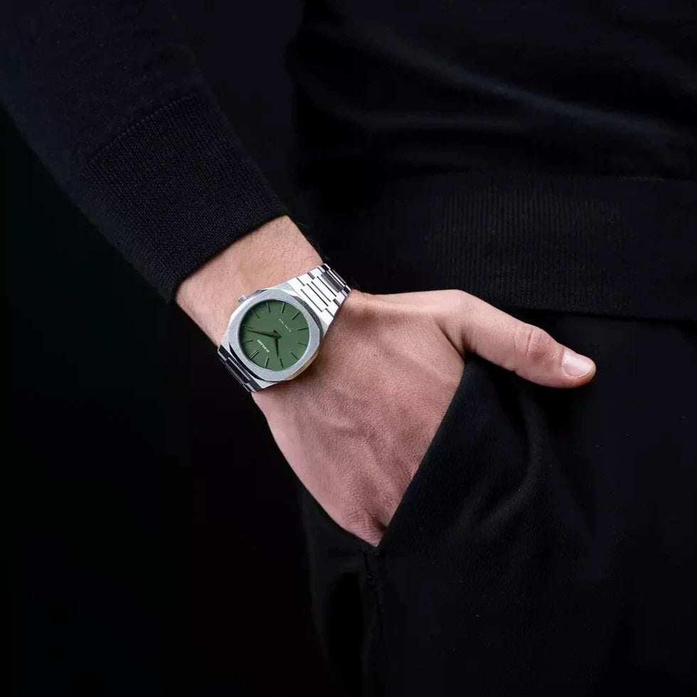 D1 Milano Ultra Slim 40mm Moss Watch