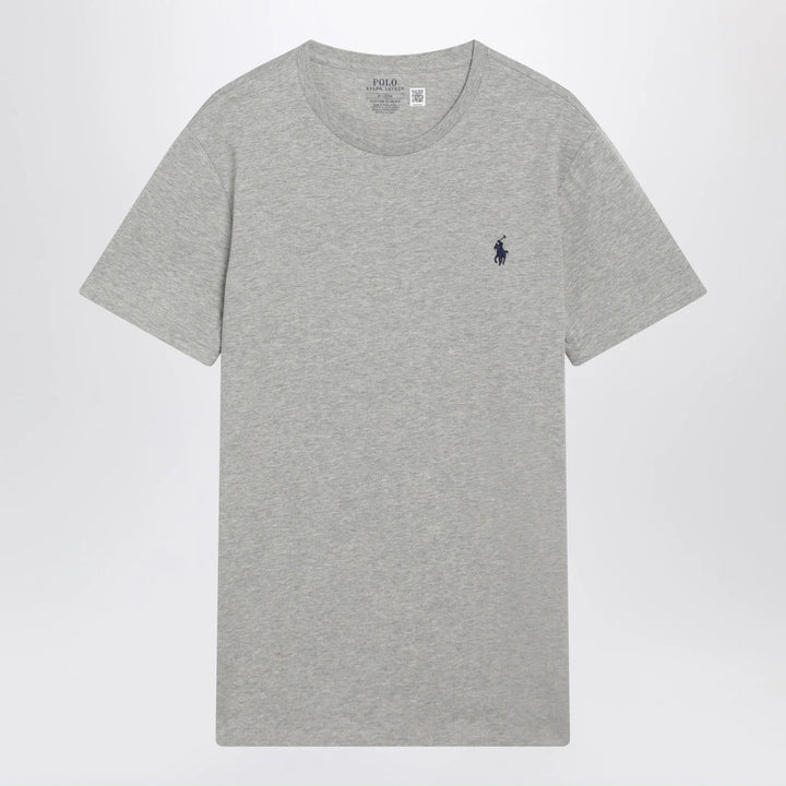 Polo Ralph Lauren - Grey mélange cotton Custom Slim-Fit T-shirt