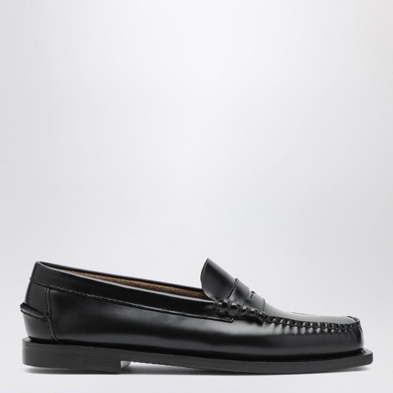 Shoes Sebago - Black Madison moccasins in leather - 10 US Brand