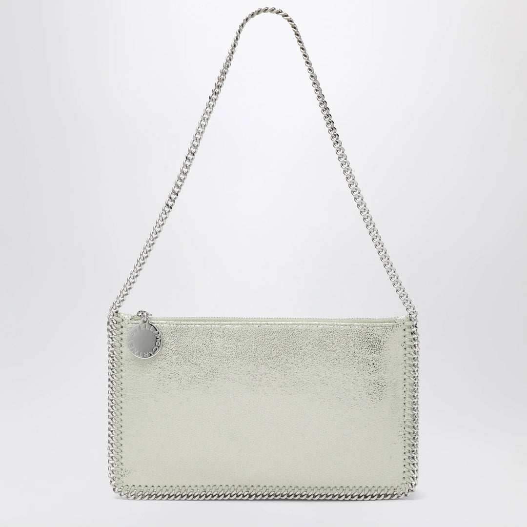 Stella McCartney - Light lime green mini Falabella shoulder bag