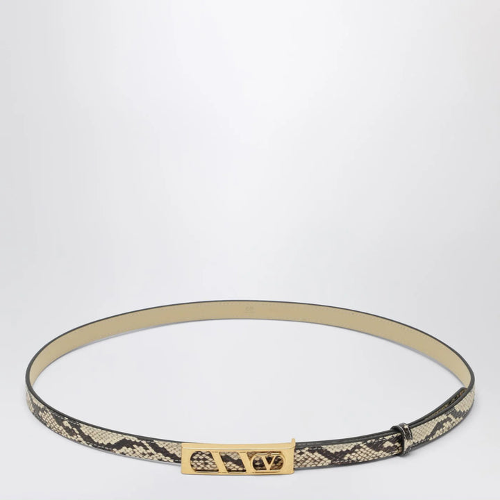 Valentino Garavani - Volgo Signature python belt