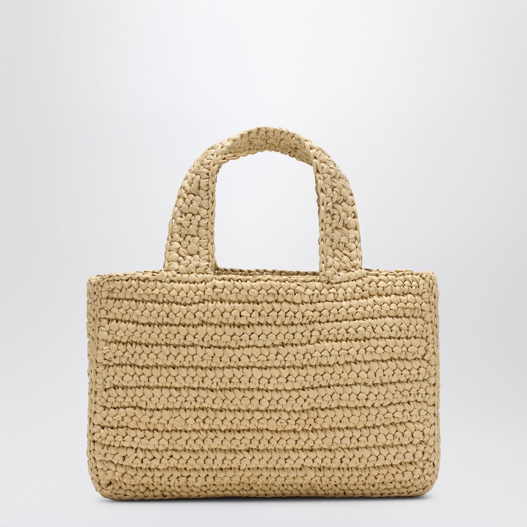 Shopper UNI Valentino Garavani Viva Superstar Crochet small natural/black bag Brand
