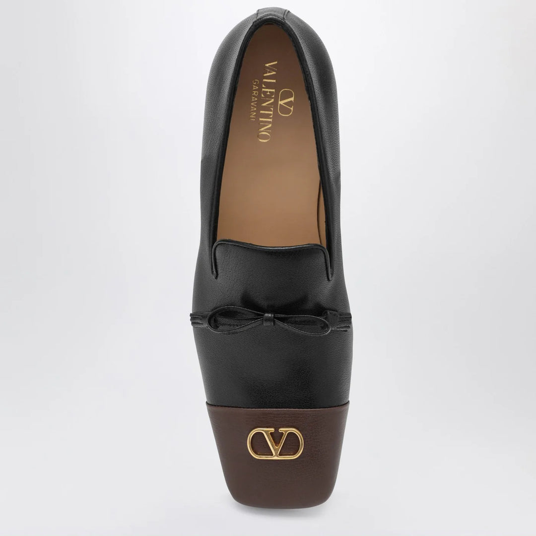 Valentino Garavani - Babouchoes VLogo Loafers in Leather