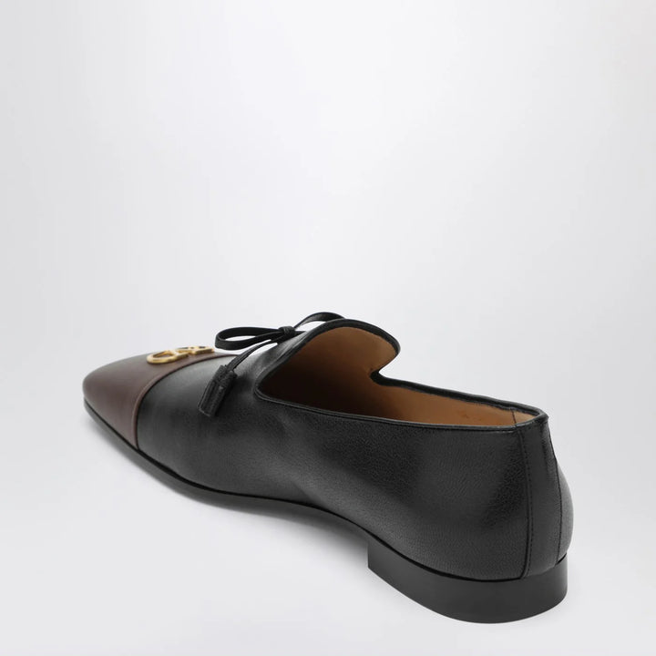 Valentino Garavani - Babouchoes VLogo Loafers in Leather