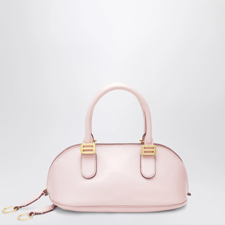 Balenciaga - Pink leather Bolero Mini bowling bag