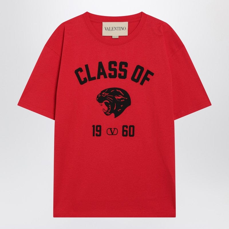 Shirts & Tops Valentino - Red T-shirt with Panther print - L Brand