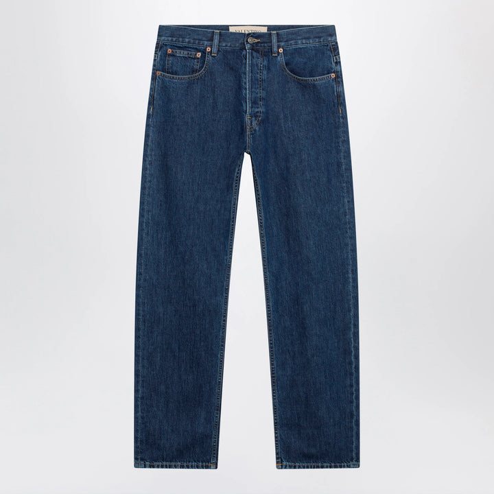 Valentino - Blue jeans with Vlogo detail