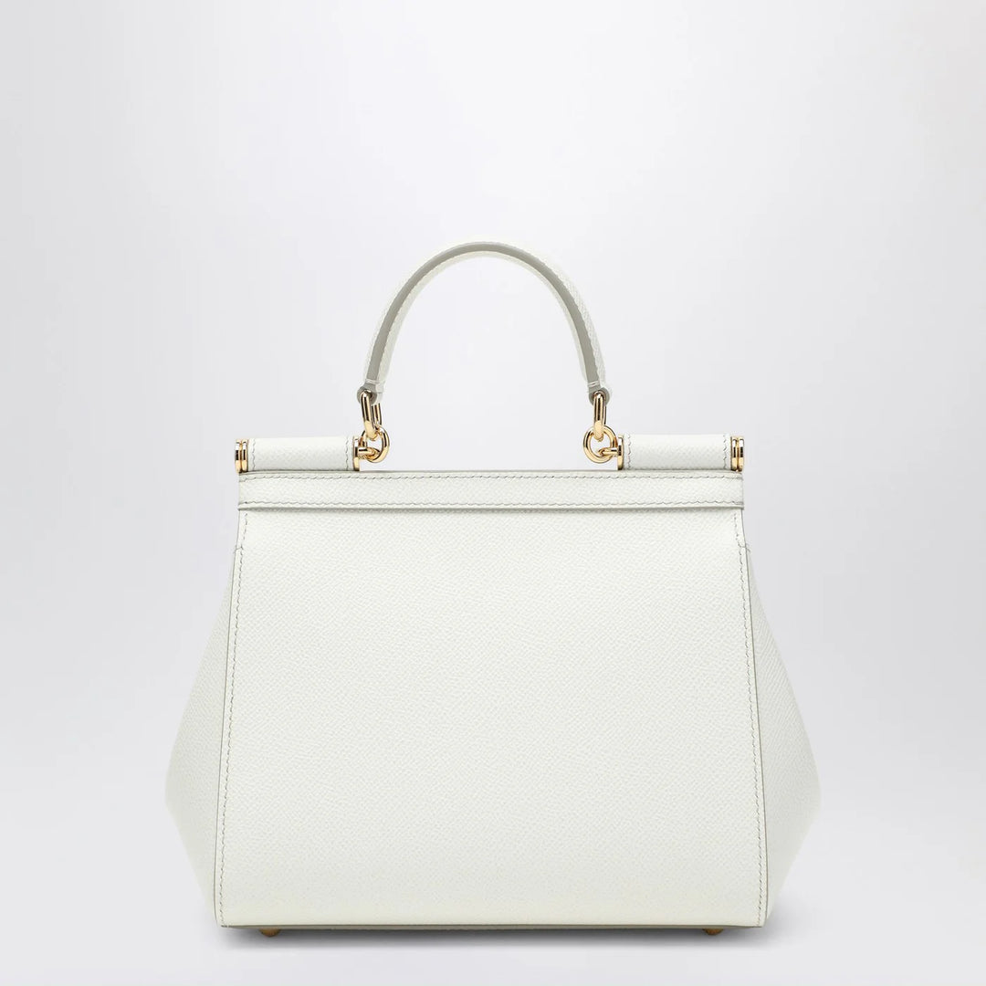 Dolce&amp;Gabbana - Sicily medium top-handle bag in white