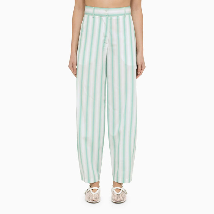 Margaux Lönnberg - Beatty striped cotton trousers