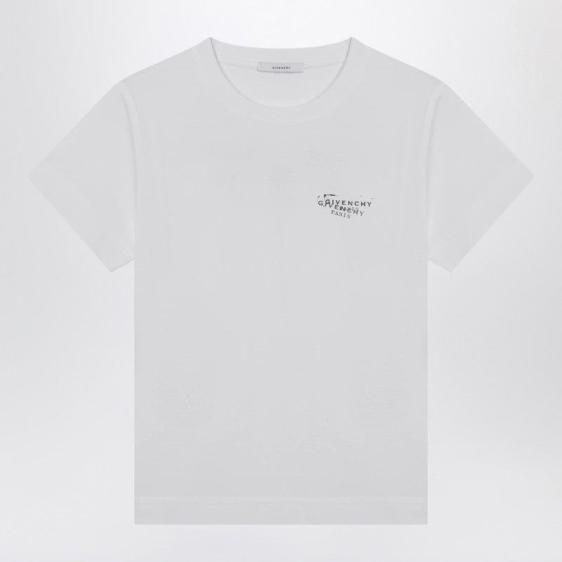 Shirts & Tops Givenchy - White cotton T-shirt with logo print - XXL Brand