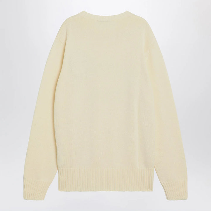Givenchy - Sweater écru in cotton with logo
