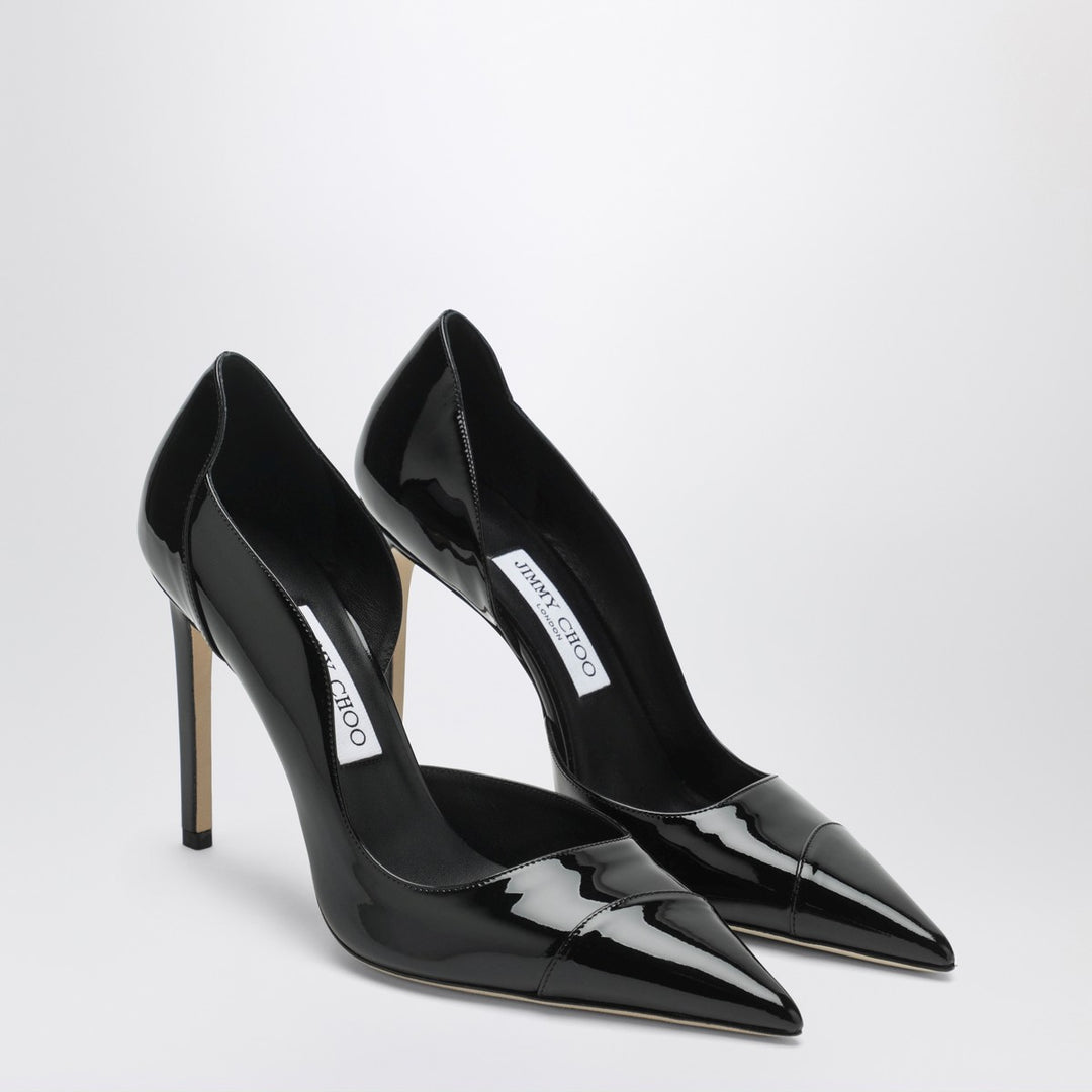 Jimmy Choo Brigitte 100 pumps in black patent leather