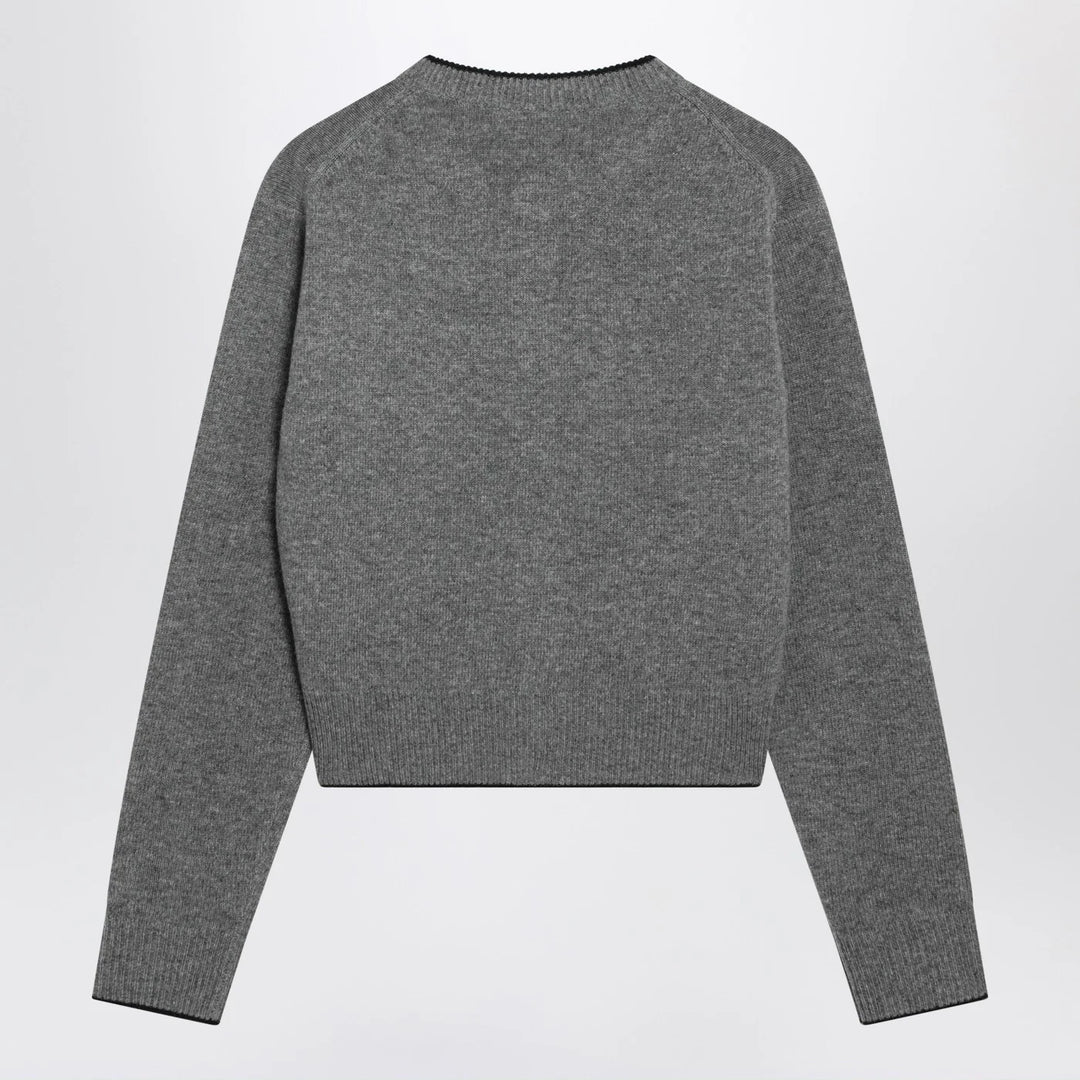 Chloé - Grey wool and cashmere cardigan