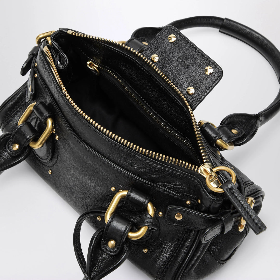 Chloé - Small black Paddington leather bag