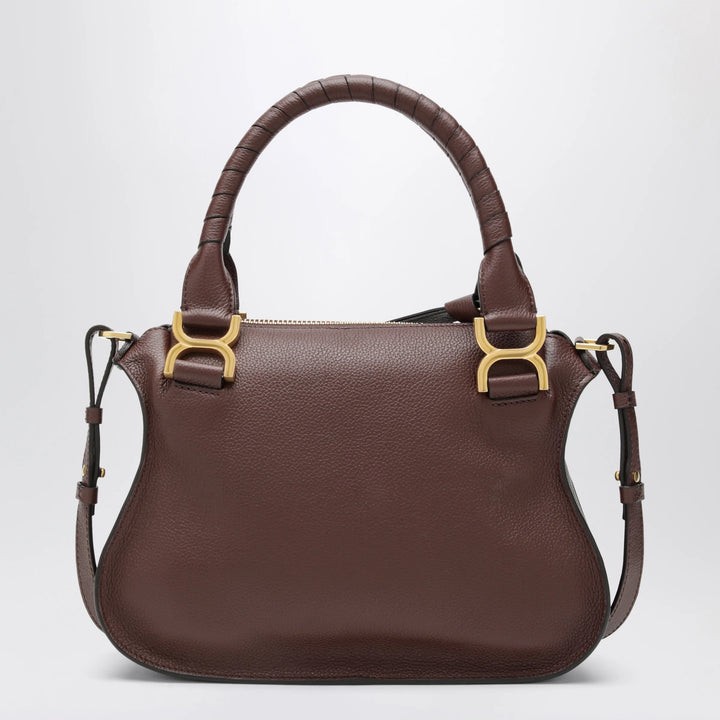 Chloé - Small brown Marcie handbag in leather