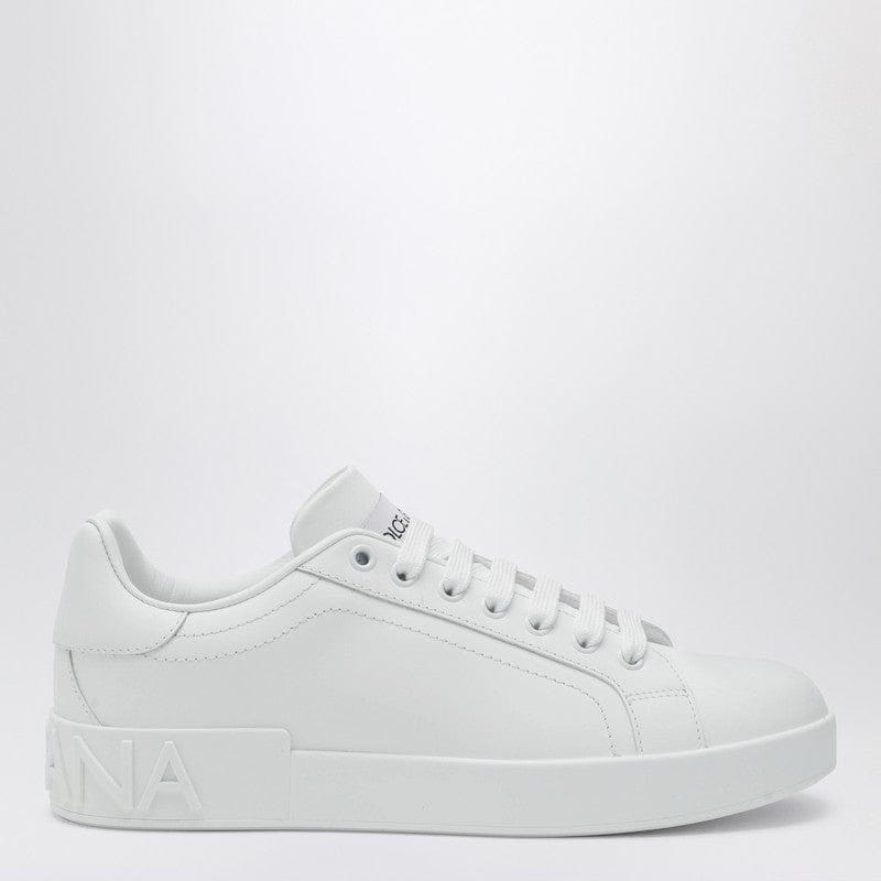 Shoes Dolce&Gabbana - White Portofino sneakers in leather - 41 IT Brand