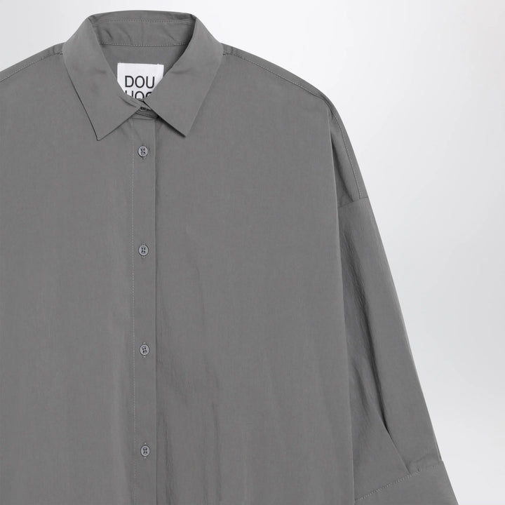 Douuod - Grey cotton-blend shirt
