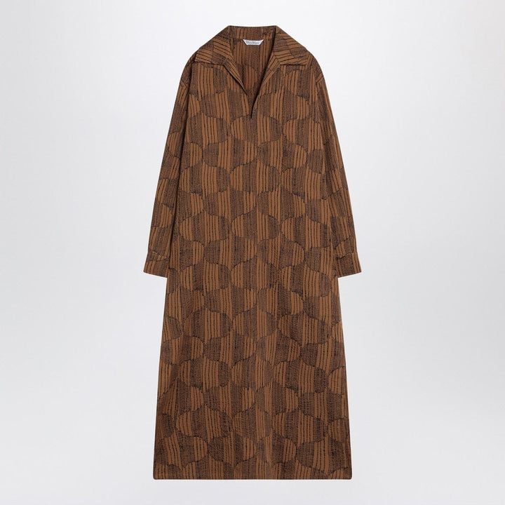 Dresses Max Mara Olive green shirt dress in cotton Brand