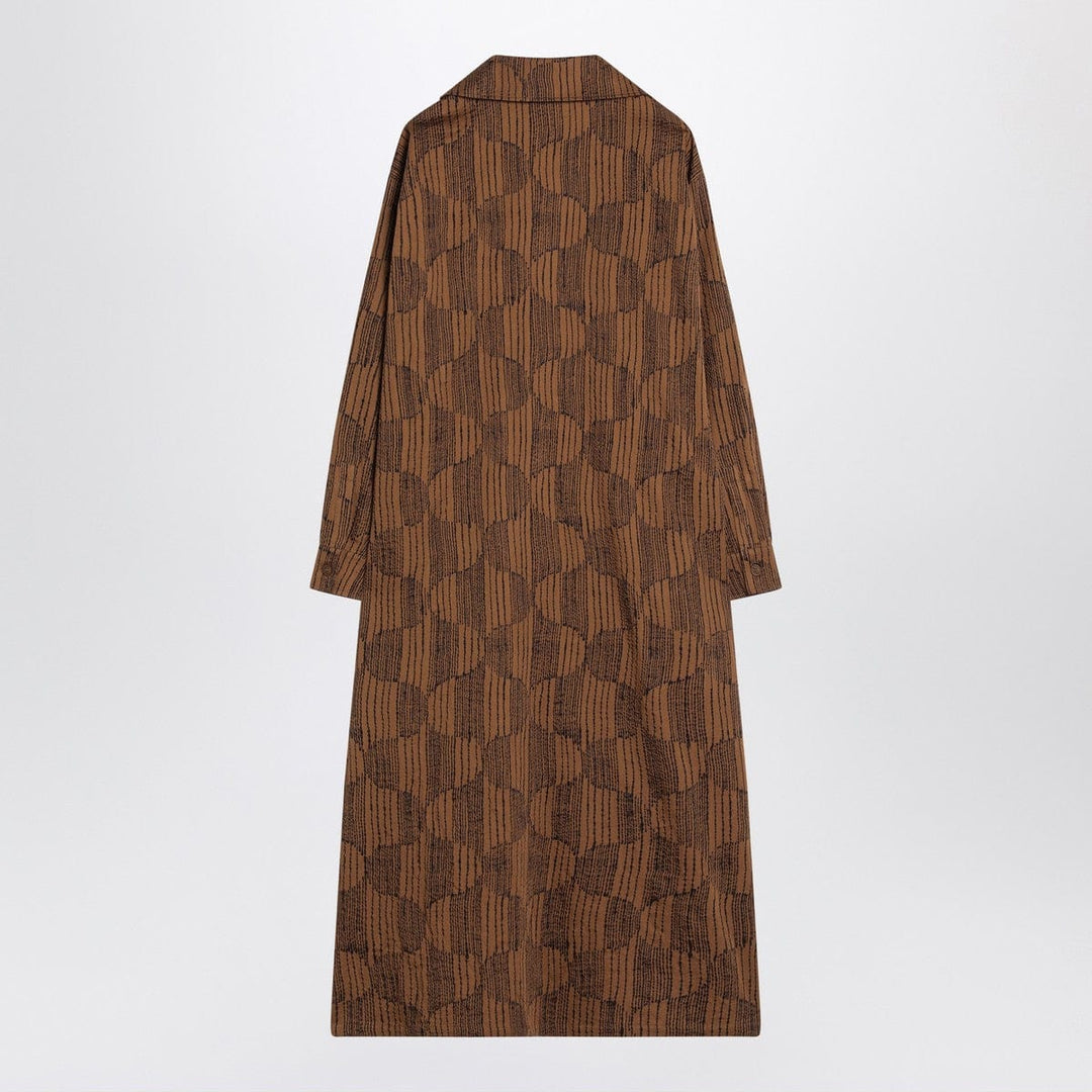 Dresses Max Mara Olive green shirt dress in cotton Brand