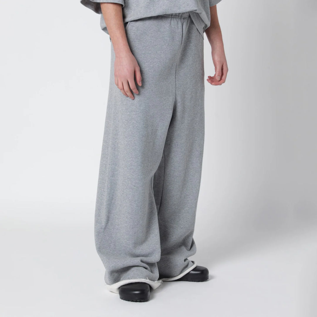 Entire Studios - Black wide-leg cotton jogging trousers