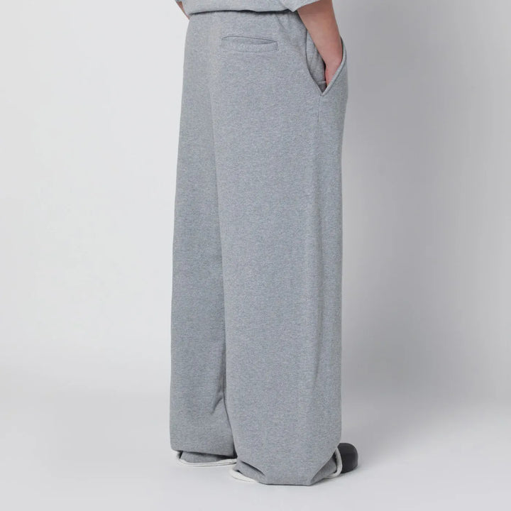 Entire Studios - Black wide-leg cotton jogging trousers Brand Pants