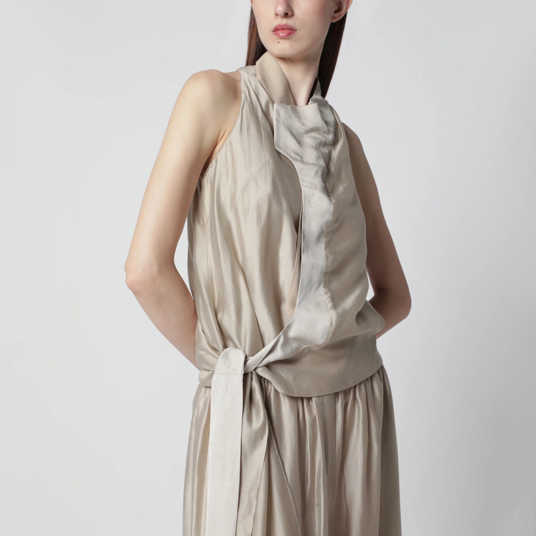 Entire Studios - Flowing champagne-colored top