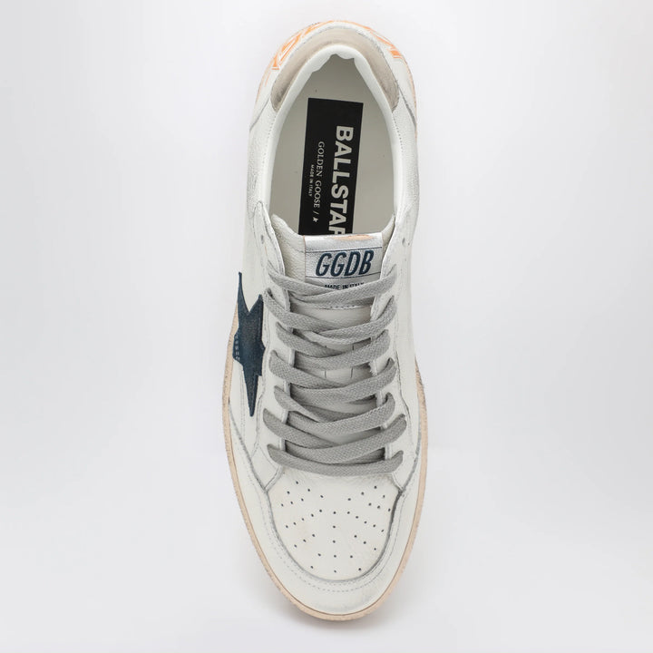 Golden Goose - Ball Star Sneakers in white/blue/ice